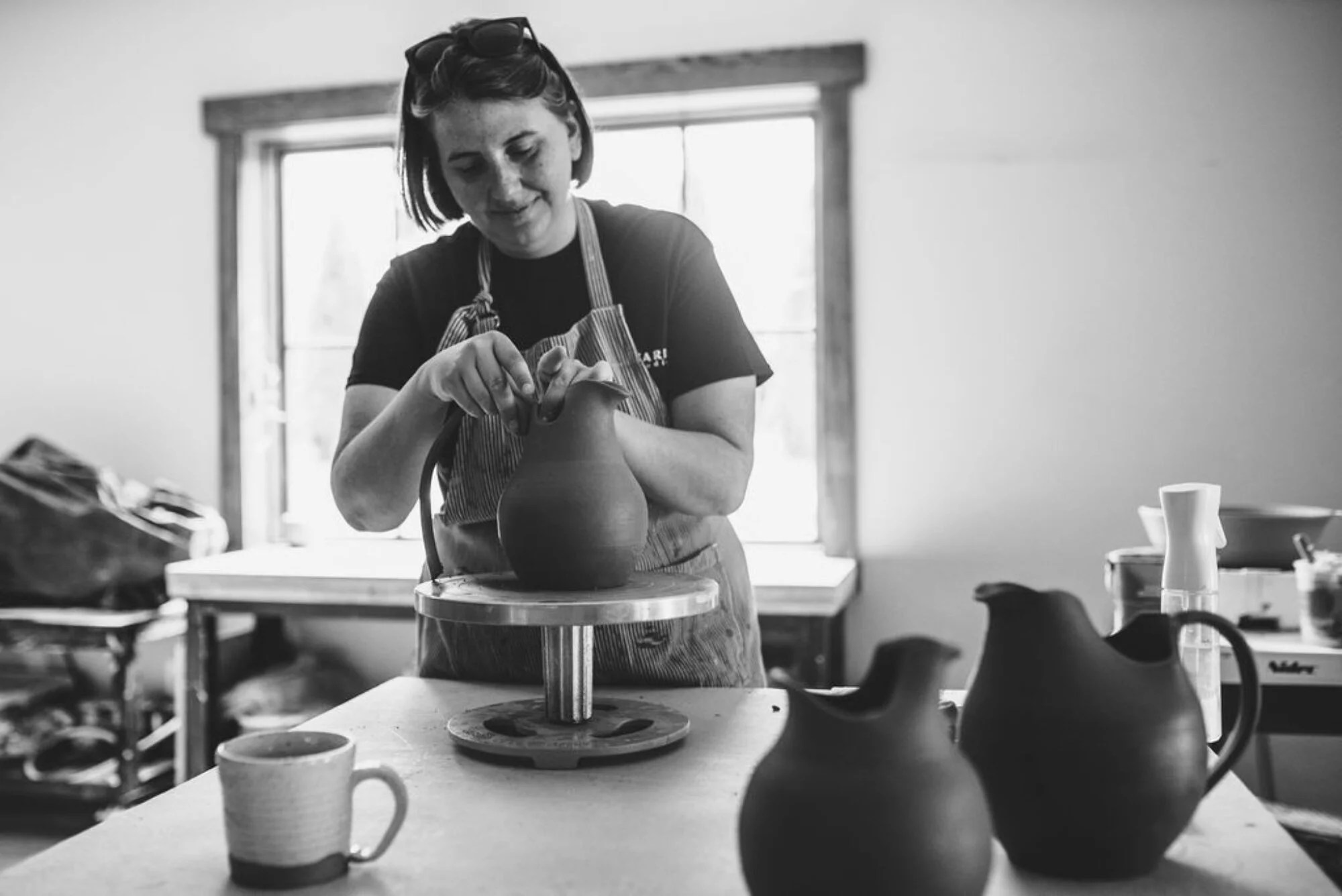 Ceramic with Bracken Fern Handmade Ceramics inRidgefield