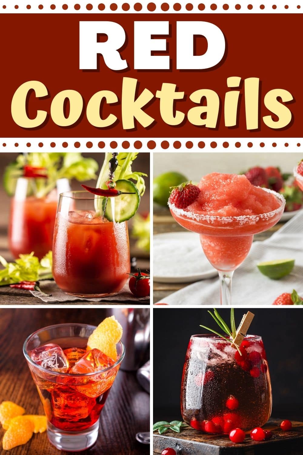 17 Best Red Cocktails Insanely Good