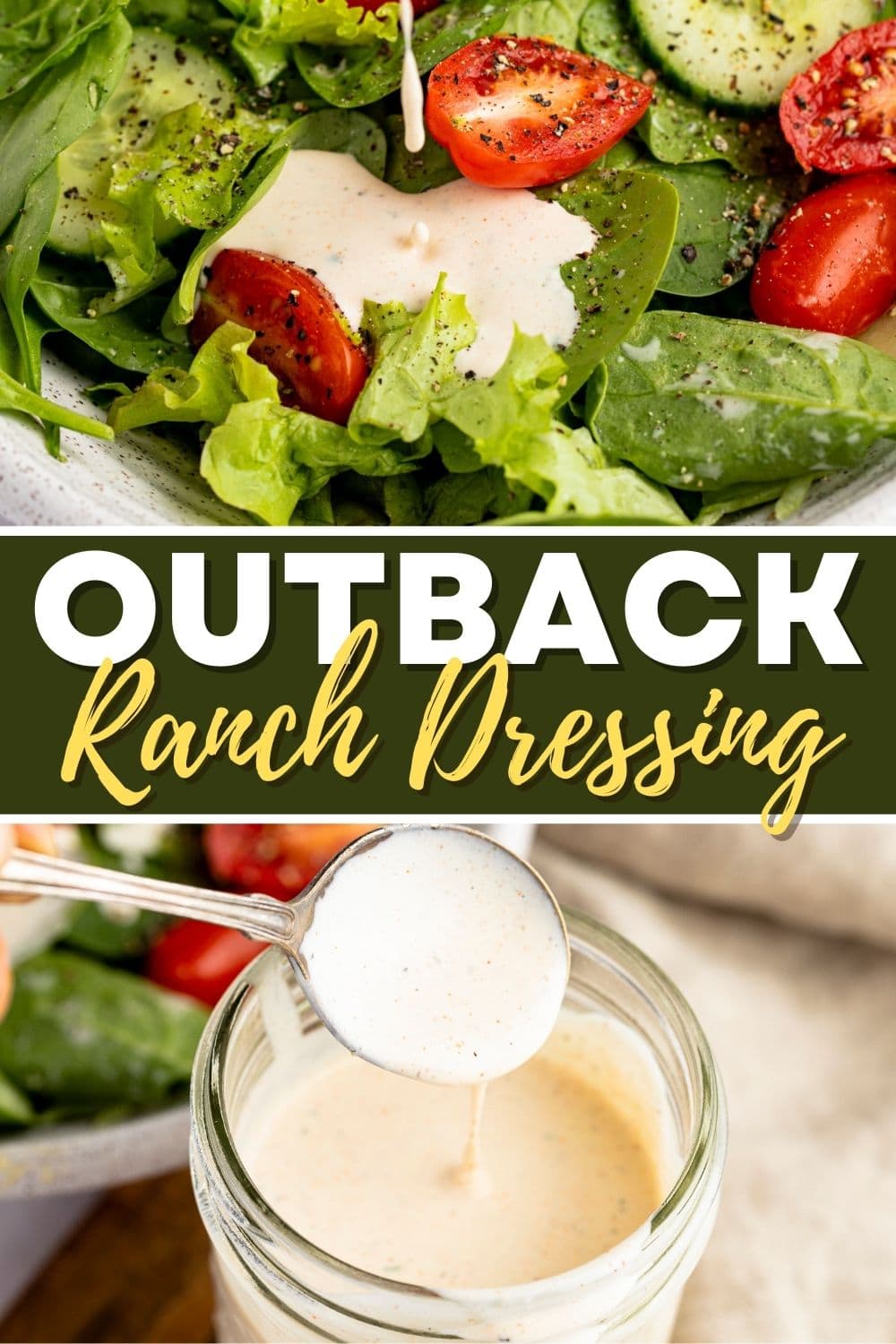 Outback Ranch Dressing (Copycat Recipe) Insanely Good