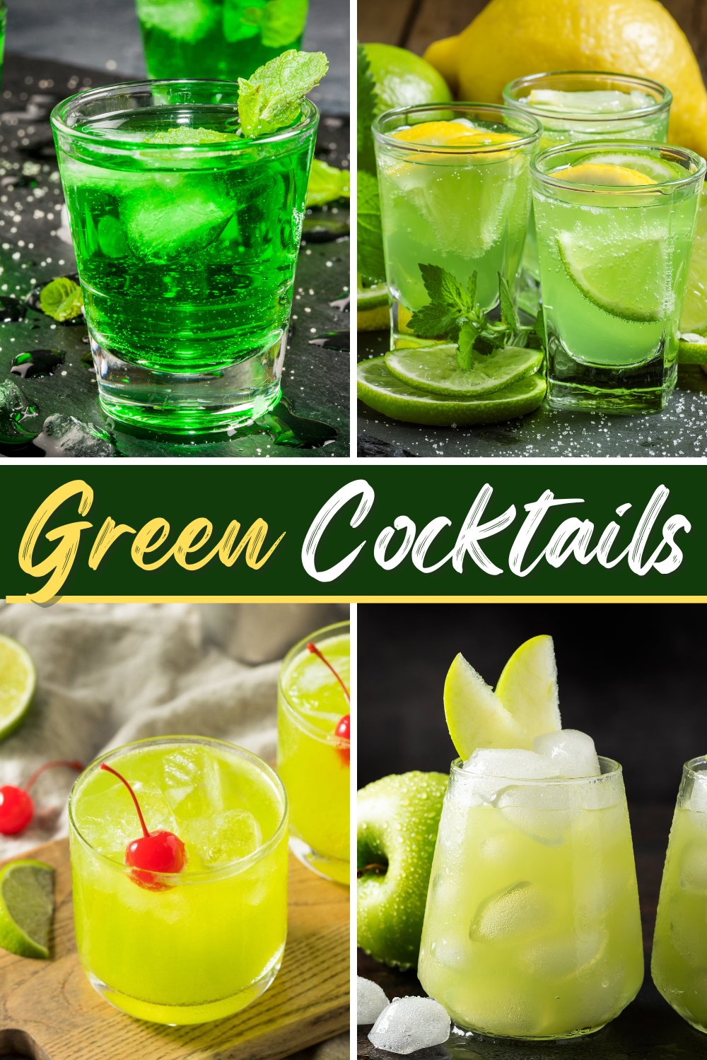 17 Best Green Cocktails Insanely Good