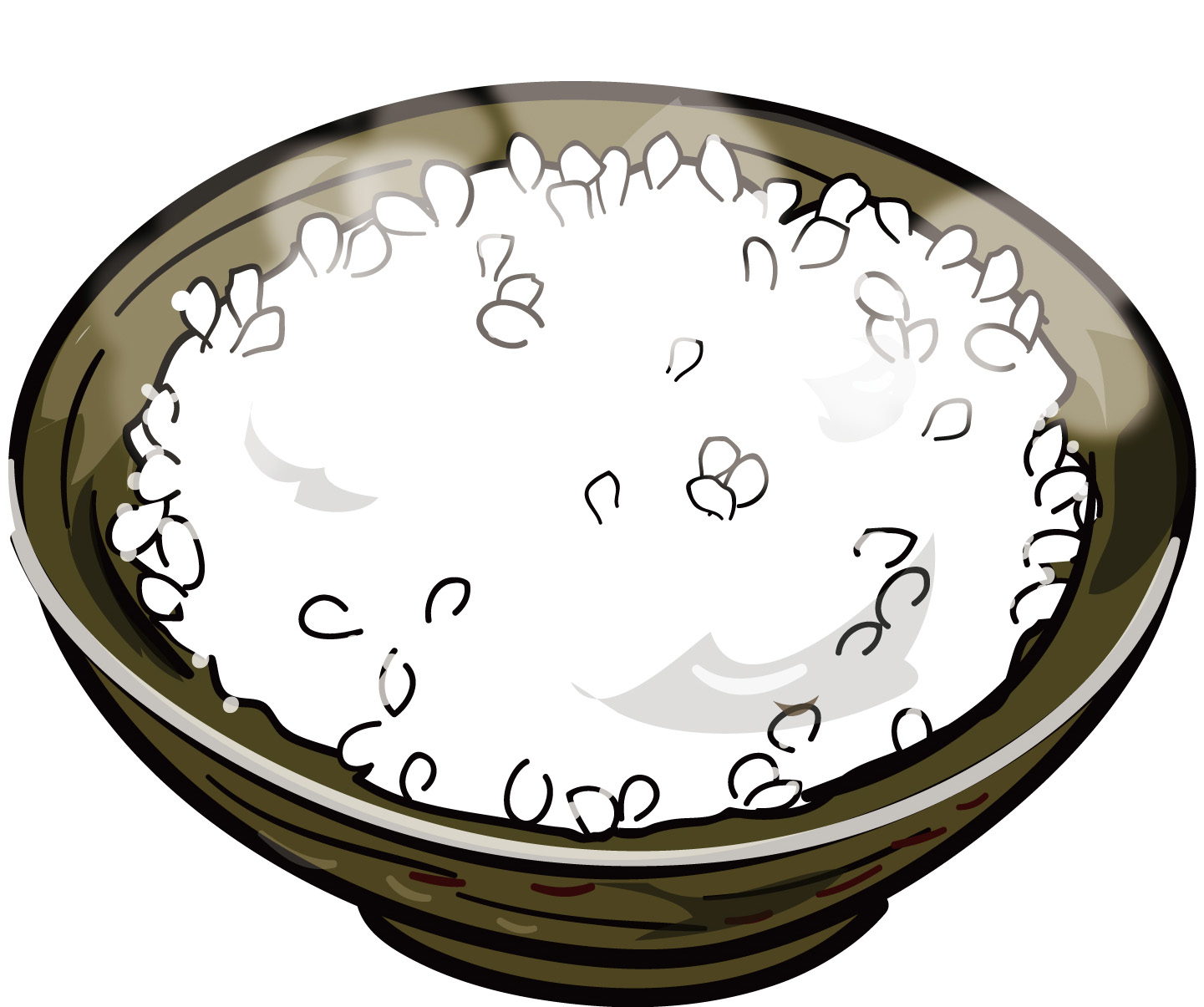 ごはん イラスト 無料イラストテンプレート Sozaigod