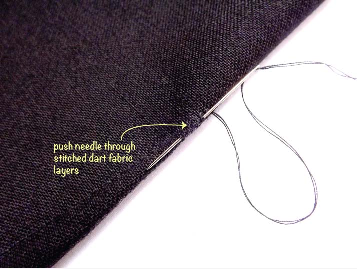 HOW TO SEW A DART AND REDUCE DART BULK Inseam Studios