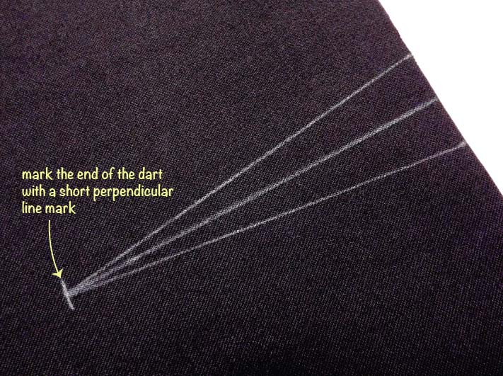 HOW TO SEW A DART AND REDUCE DART BULK Inseam Studios