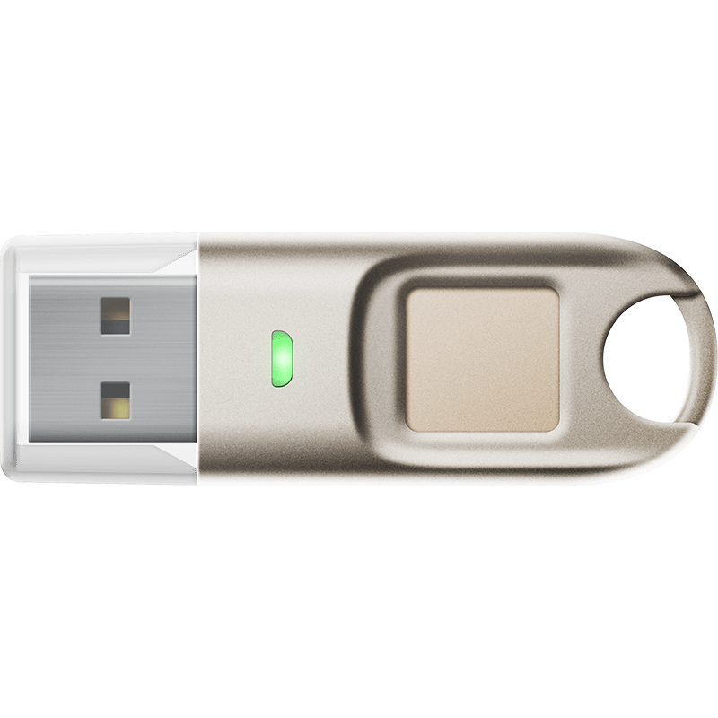 BioPass FIDO2 Biometric Fingerprint USBA Security Key BEDRIFTSYSTEMER AS