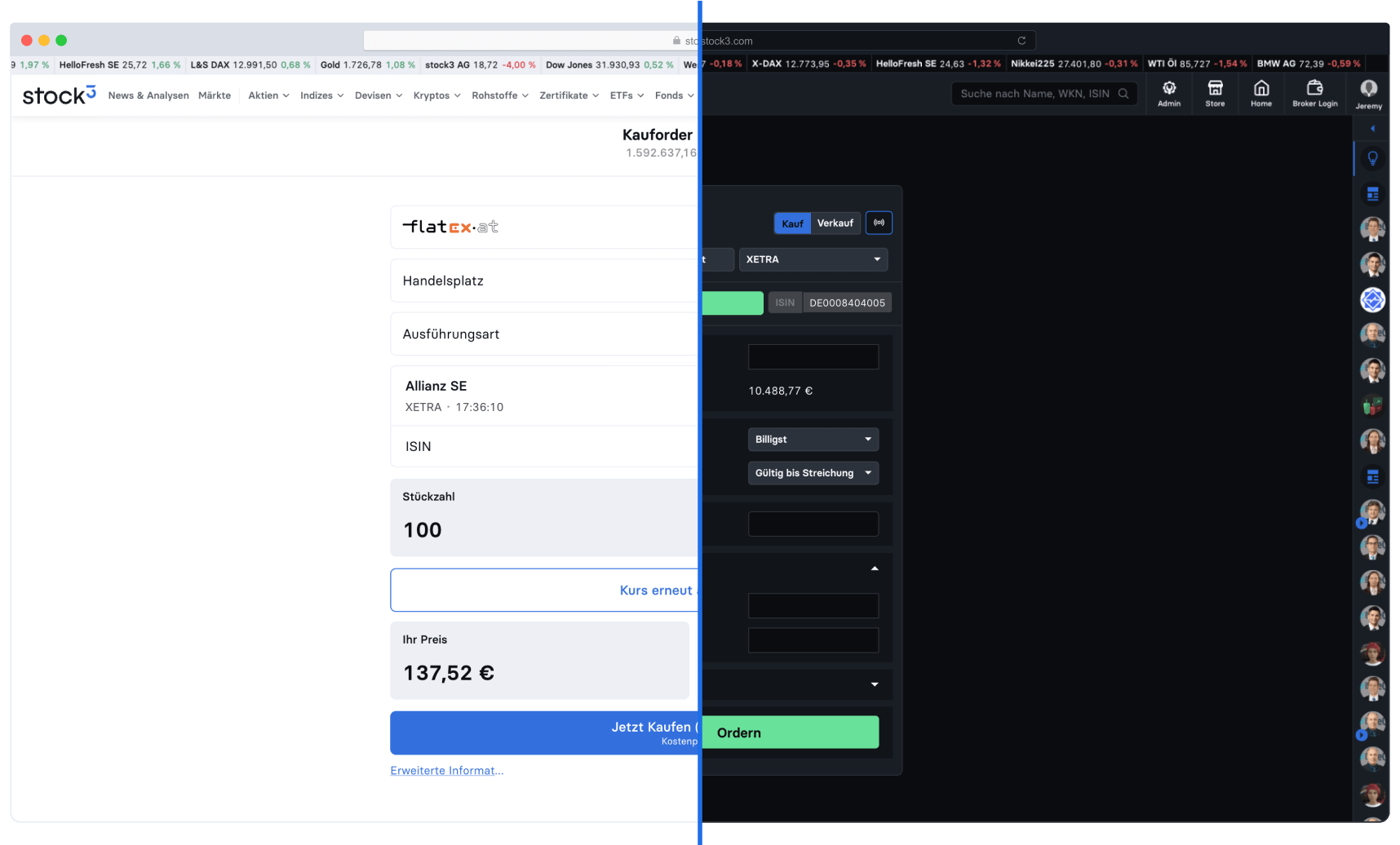 stock3 die Homebase für anspruchsvolle Trader