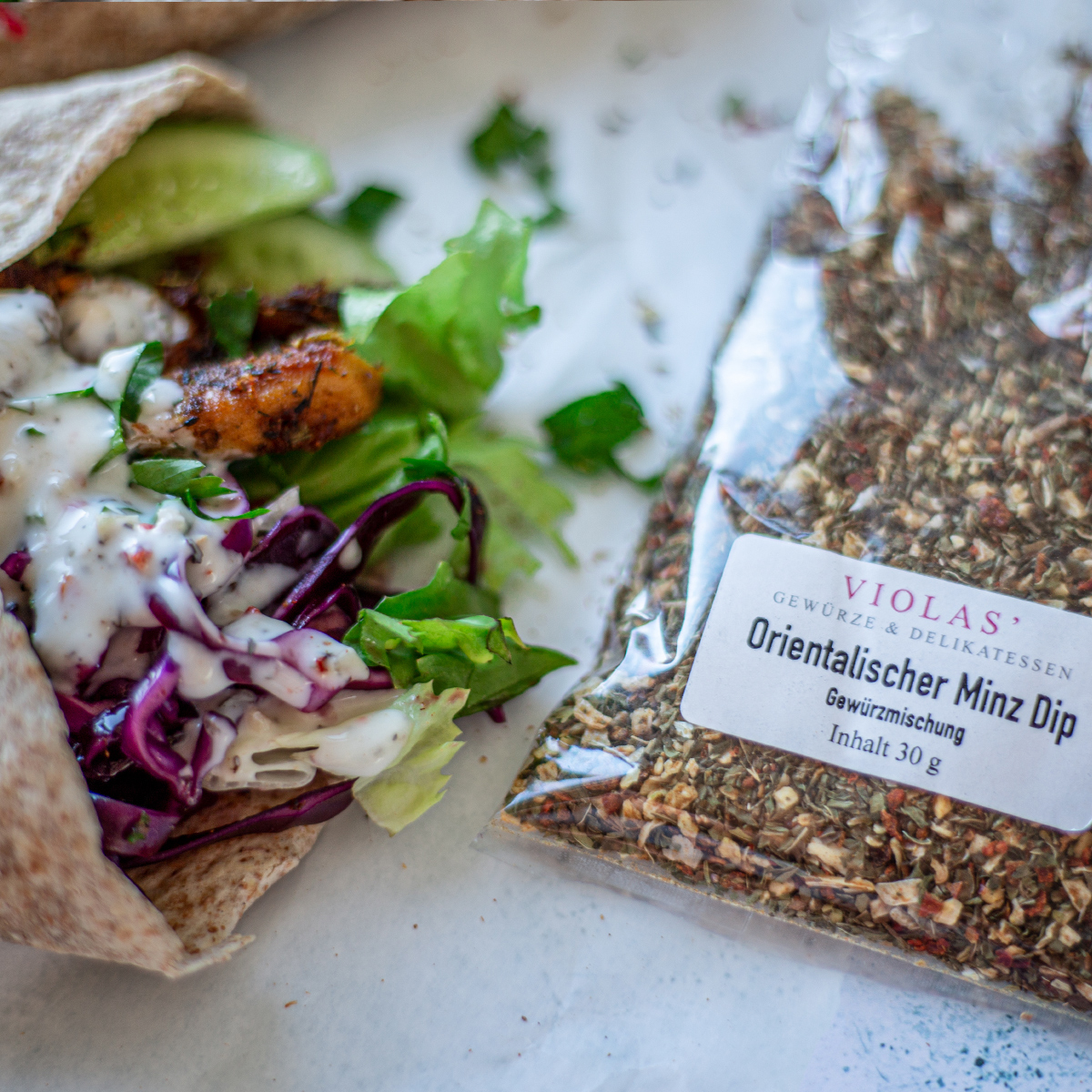 VollkornWrap mit Hühnchen inside.violas.de