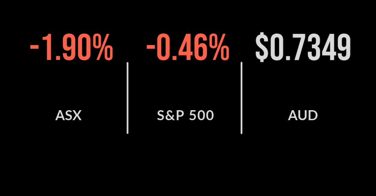 ASX shocker, falling 1.9 per cent The Inside Adviser