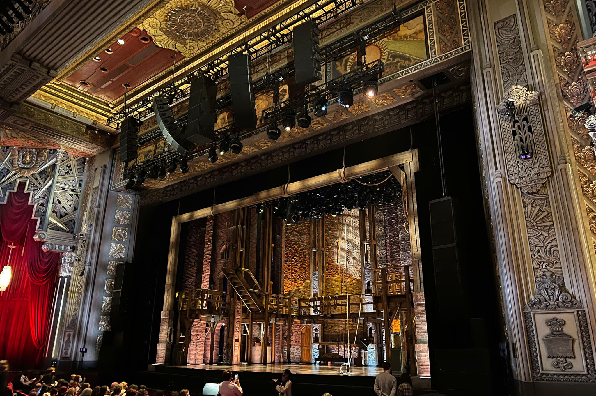 Profile Hamilton at Hollywood Pantages Theatre (2021) Inside Audio and Lighting