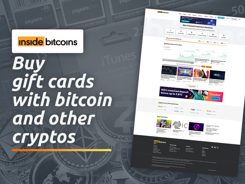 Buy gift cards with bitcoin or other cryptos