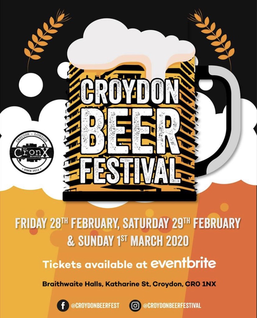 Croydon Beer Festival, Braithwaite Hall, Feb 28Mar 1 Inside Croydon
