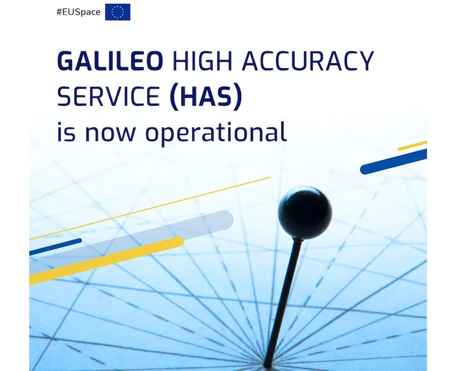 Galileo High Accuracy Service Now Operational, Providing Corrections