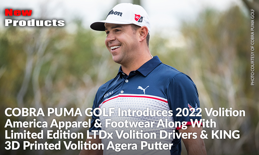 COBRA PUMA GOLF Introduces 2022 Volition America Apparel & Footwear