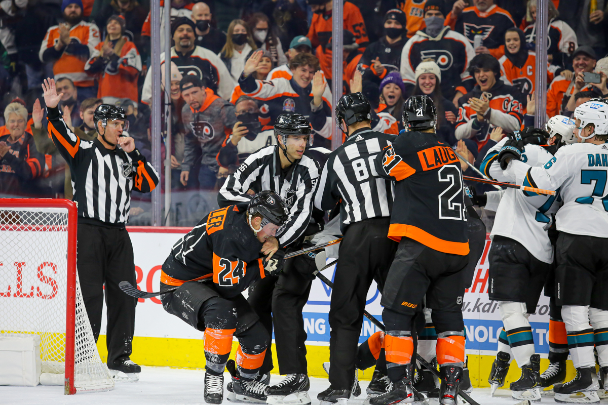 Photo Gallery Sharks vs Flyers (01/08/2022) Inside Hockey