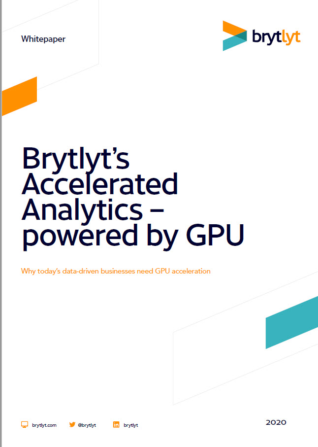 Brytlyt's Accelerated Analytics Powered by GPU HighPerformance