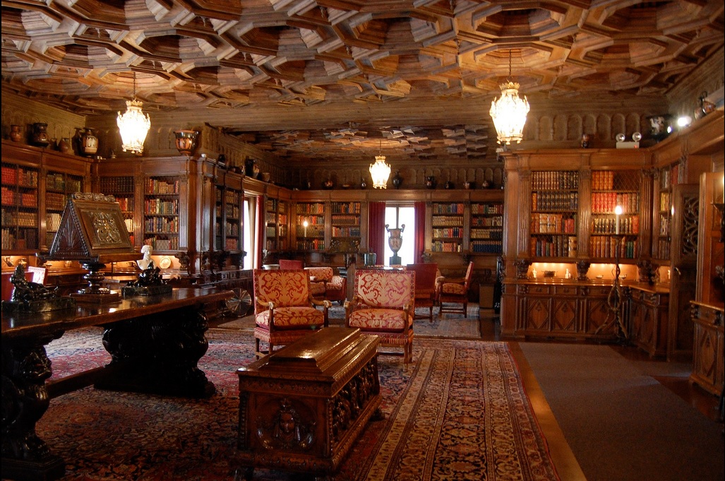Gothic Study and Library, Hearst Castle (1919)*