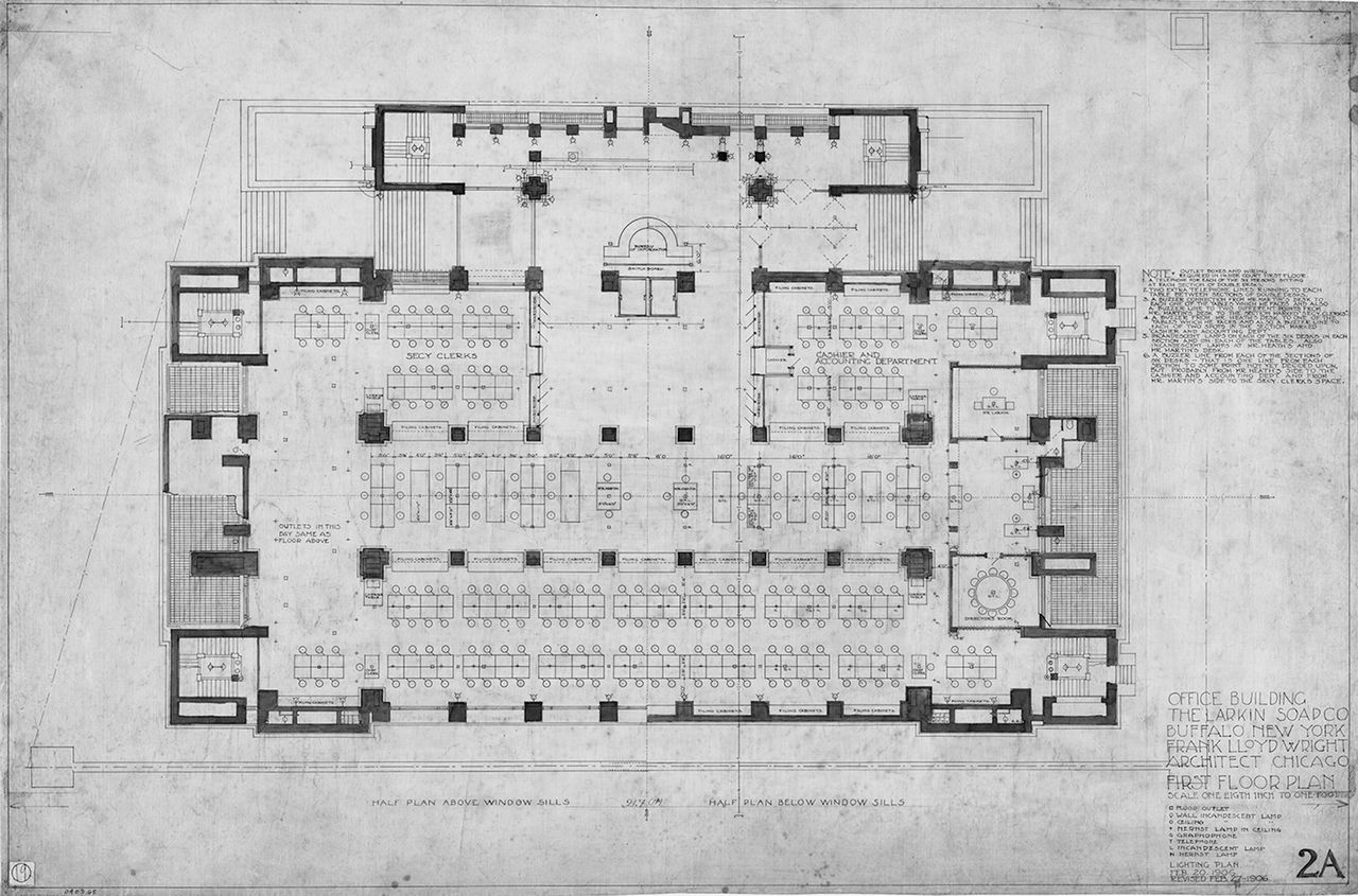 Larkin Administration Building, Buffalo, New York (1906)*