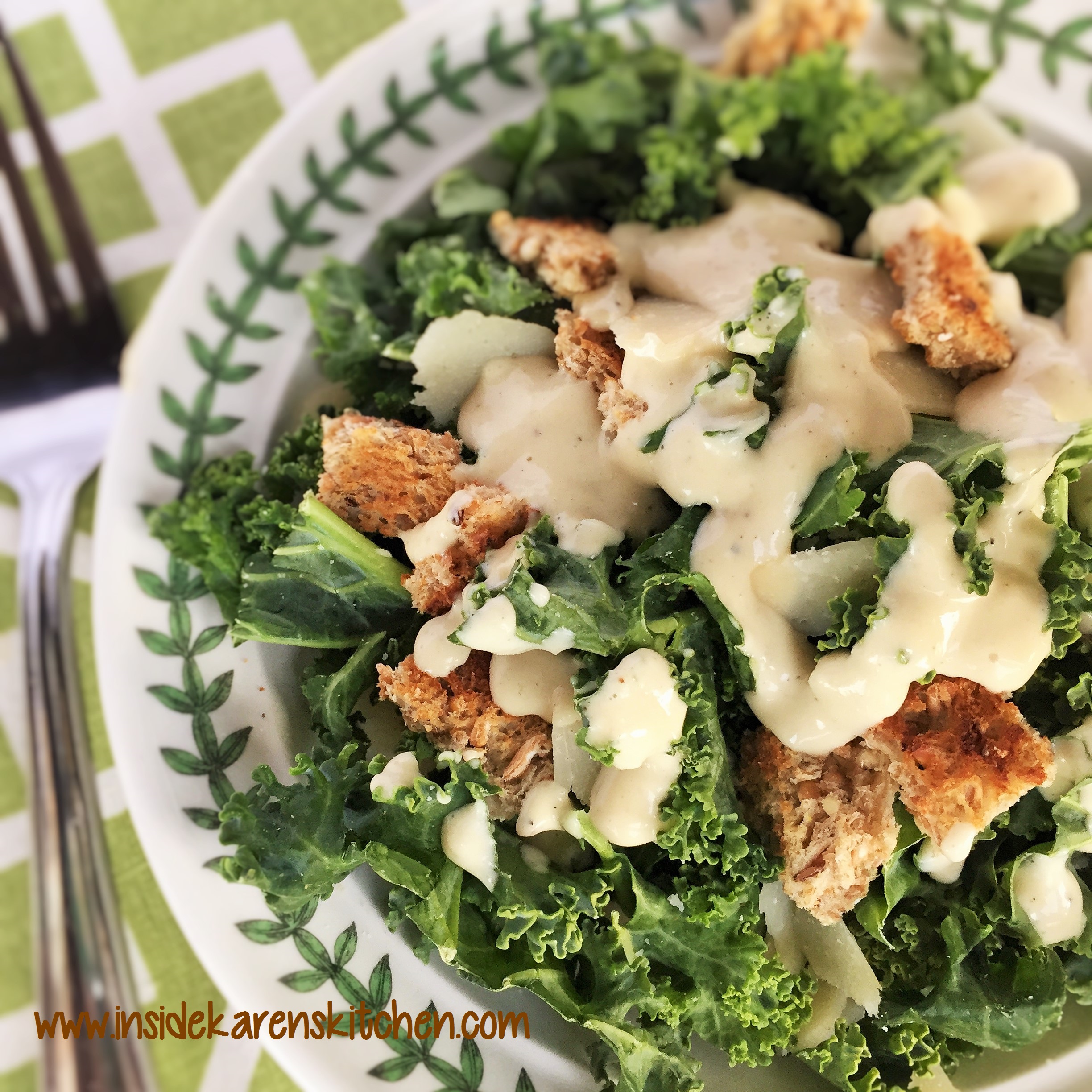 Light Homemade Caesar Dressing Inside Karen's Kitchen
