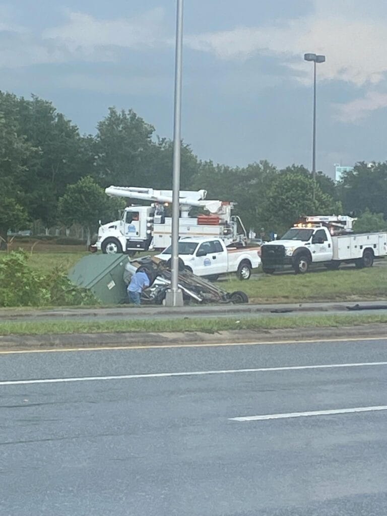 Fiery 2Car Crash Critically Injures Teen and Elderly Woman Inside Lake