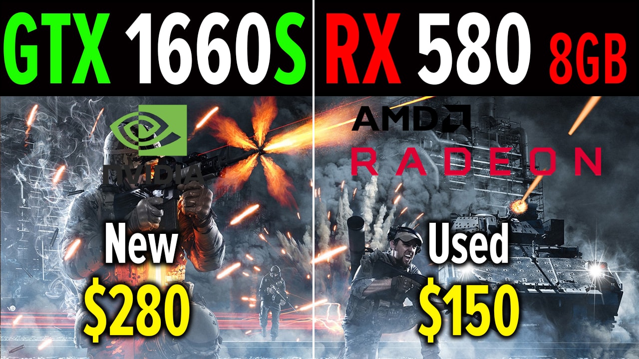 GTX 1660 Super против RX 580 8GB. Тесты Inside PC