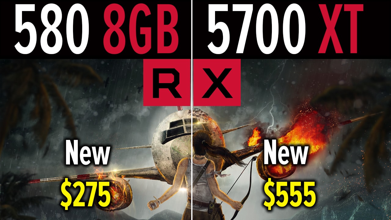 Тест RX 580 8GB vs RX 5700 XT Inside PC