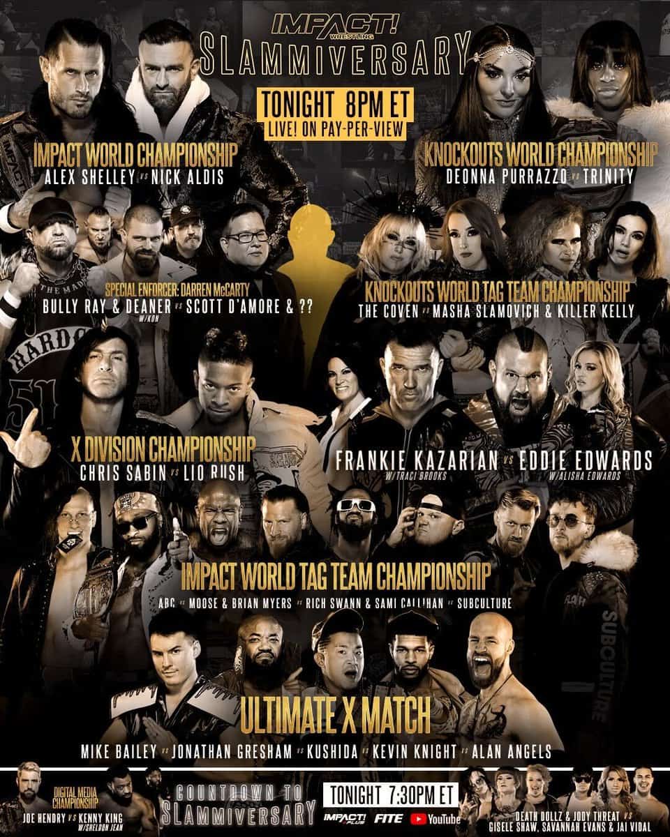 Impact Wrestling Slammiversary 2023 Spoilers Sees 5 Of 6 New Champions