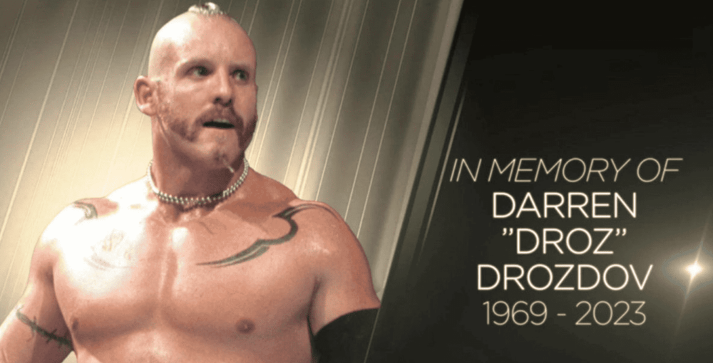 WWE Alumni & Former NFL Player Darren Drozdov AKA Droz Passes Away At