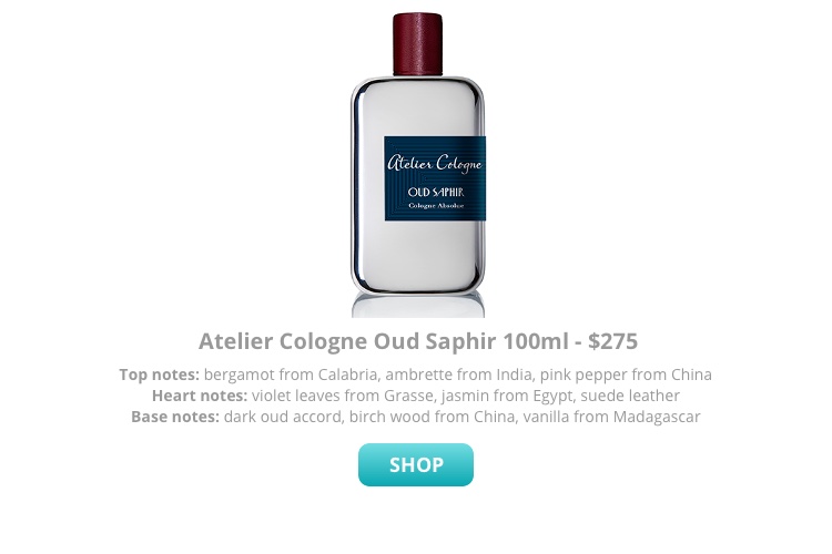 Perfume Review Atelier Cologne Oud Saphir Cologne Absolue The Etiket