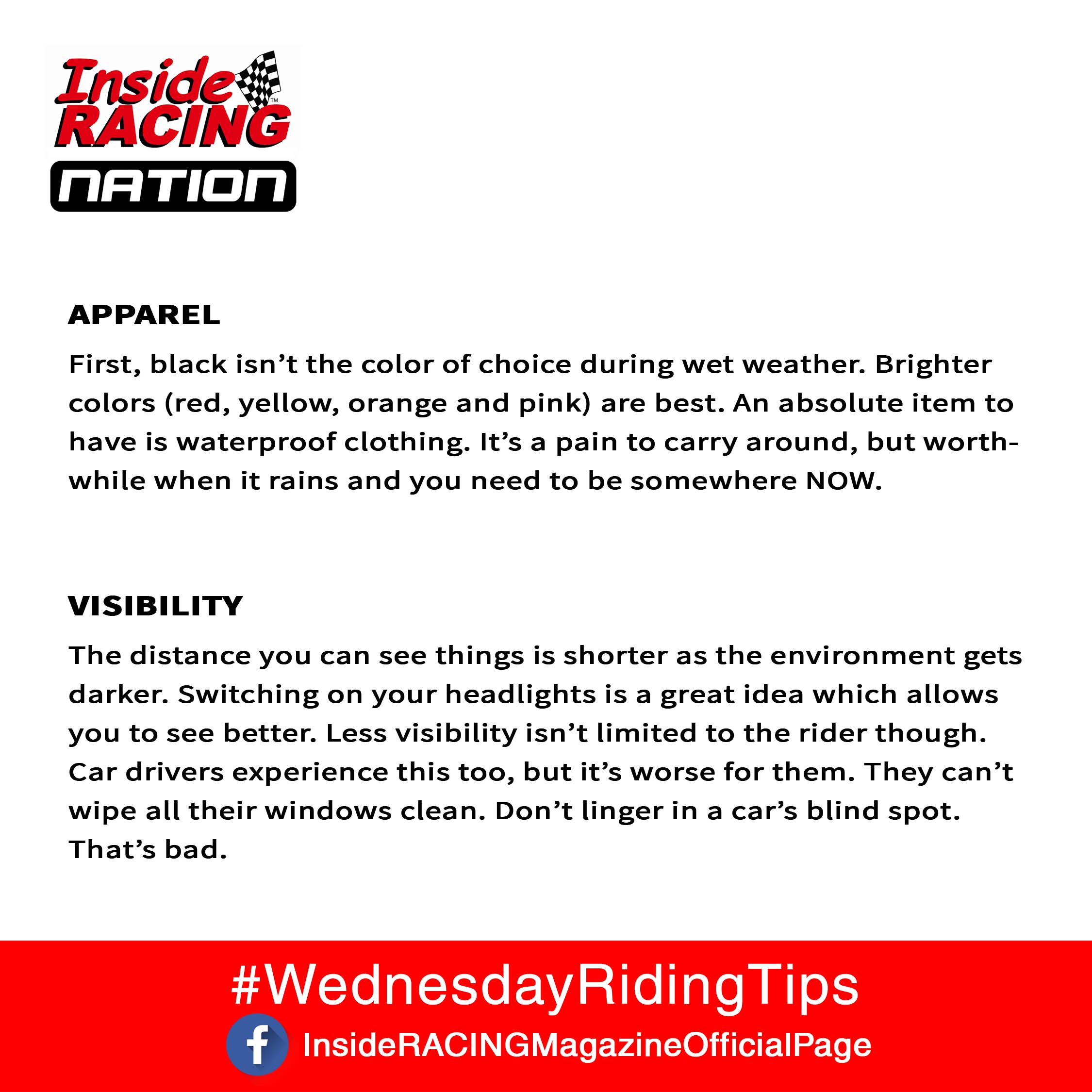 InsideRACING It’s Wet Outside