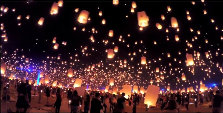 rise 2023 lantern festival VIDEO RiSE Lantern Festival recreates a reallife 'Tangled' moment Inside the Magic