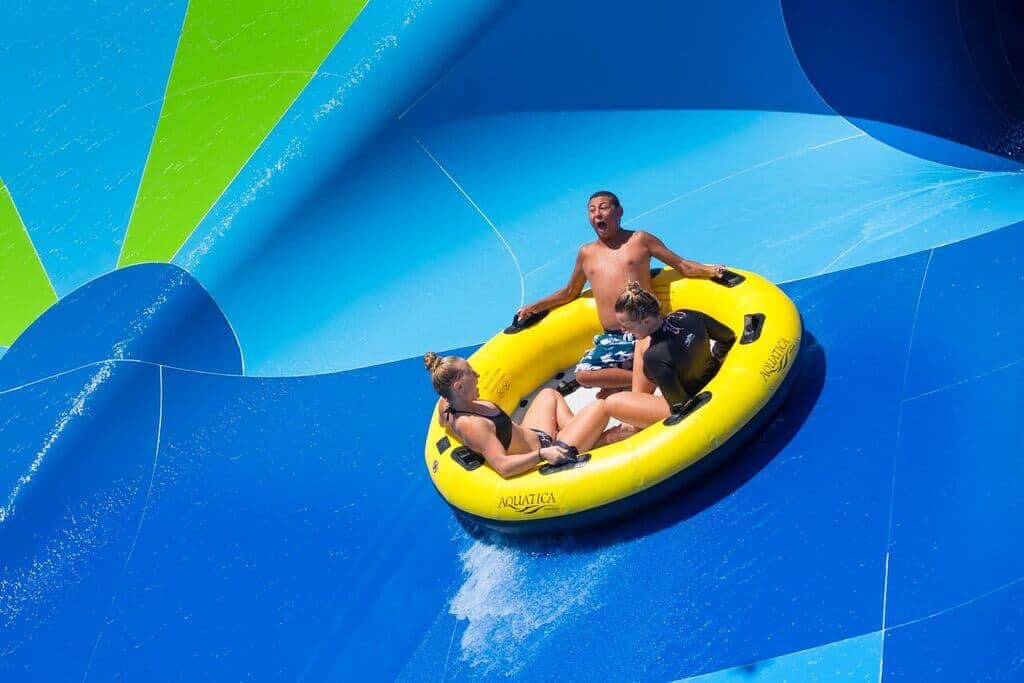 New family raft slide Ray Rush now open at SeaWorld Orlando's Aquatica