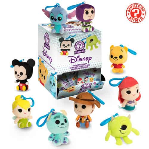 New Disney and Pixar character Mystery Minis keychain plushes coming
