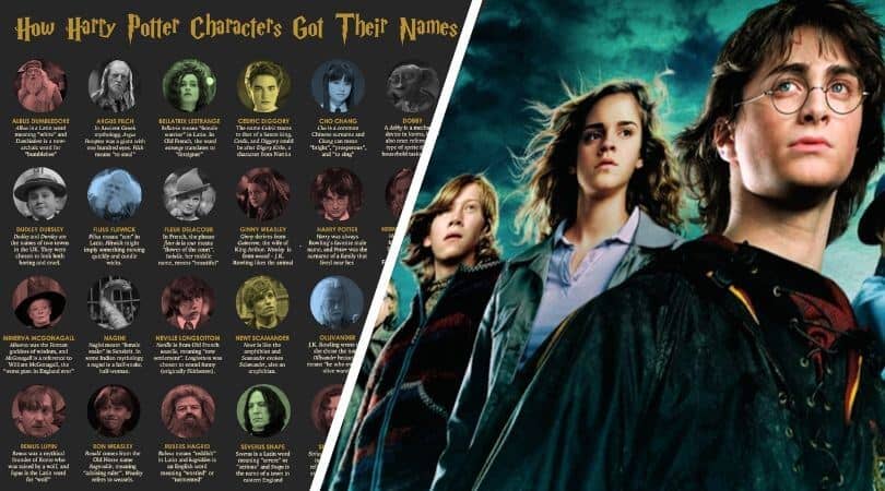 The True Meaning Of Each Harry Potter Character Name Explained - Inside The Magic
