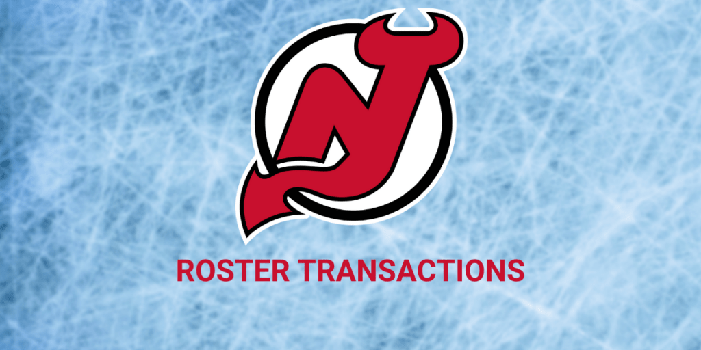 New Jersey Devils Roster Moves 10/17 Inside The Rink