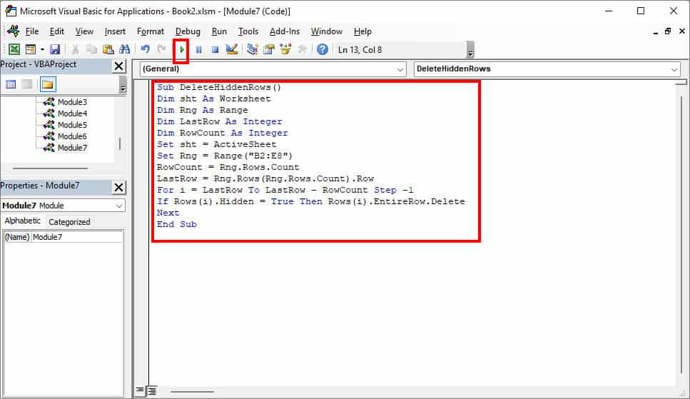 How to Delete a Hidden Row or Column in Excel