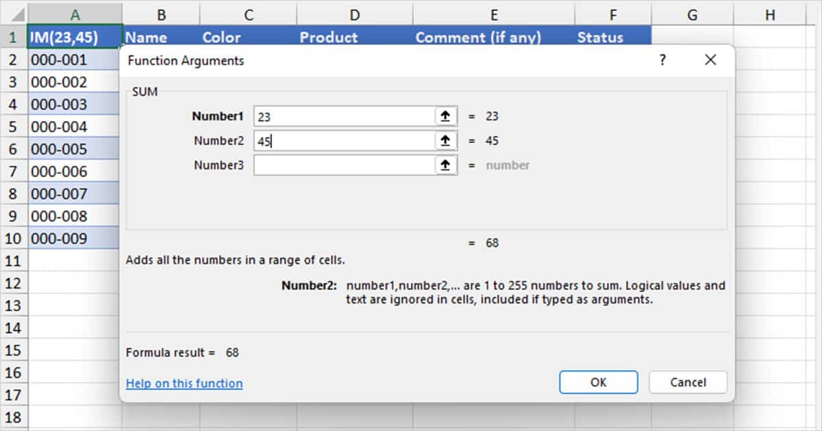 Formula Bar Excel for Beginners