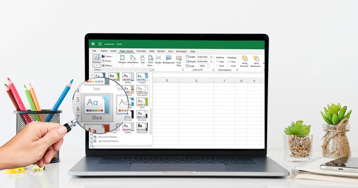 How to Apply Slice Theme in Excel (StepByStep Guide)