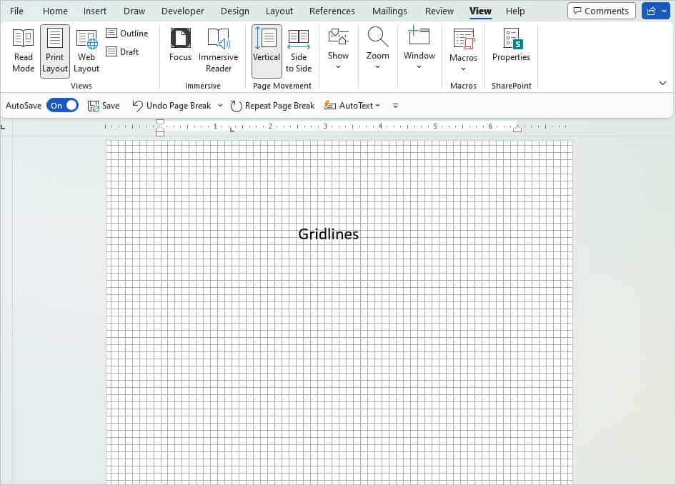 How to Make a Grid on Word?