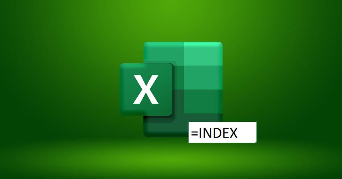 INDEX Function in Excel How to Use it