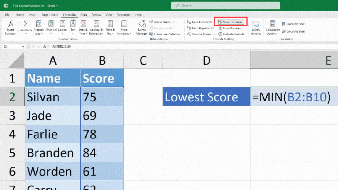 Excel Showing Formula Instead of Result How to Fix It