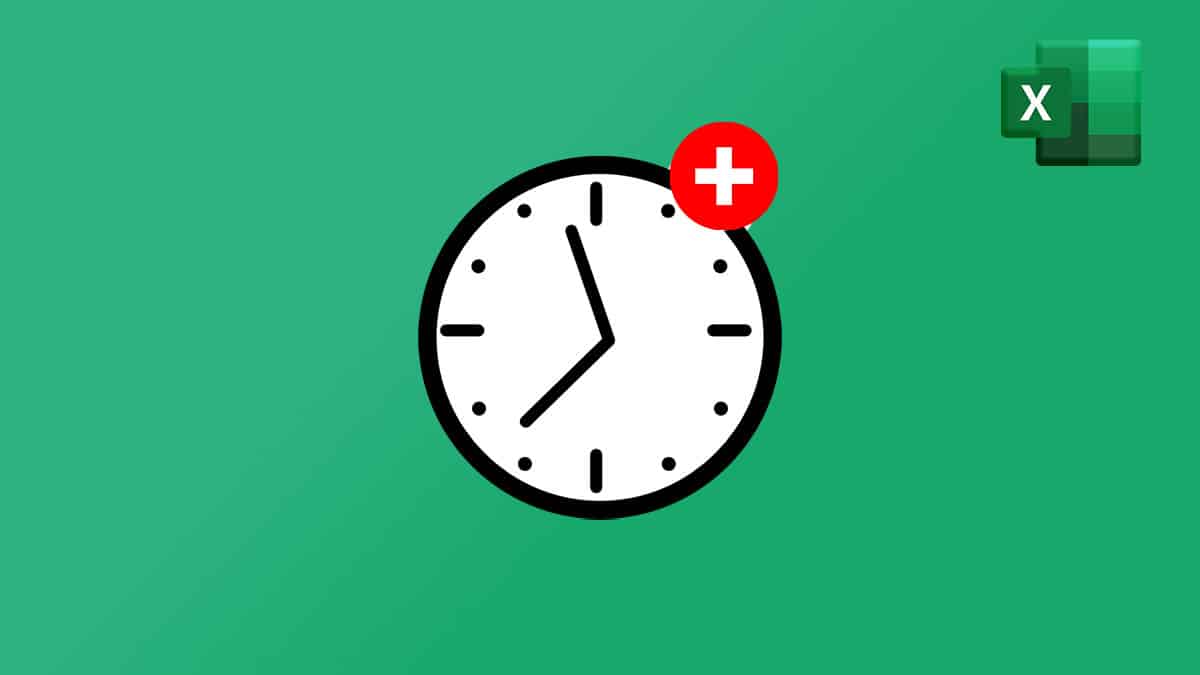 How to Add Minutes to Time in Excel