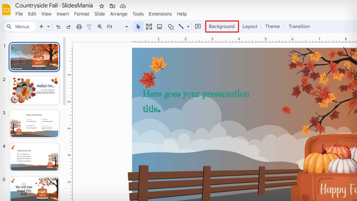 How to Import Themes to Google Slides