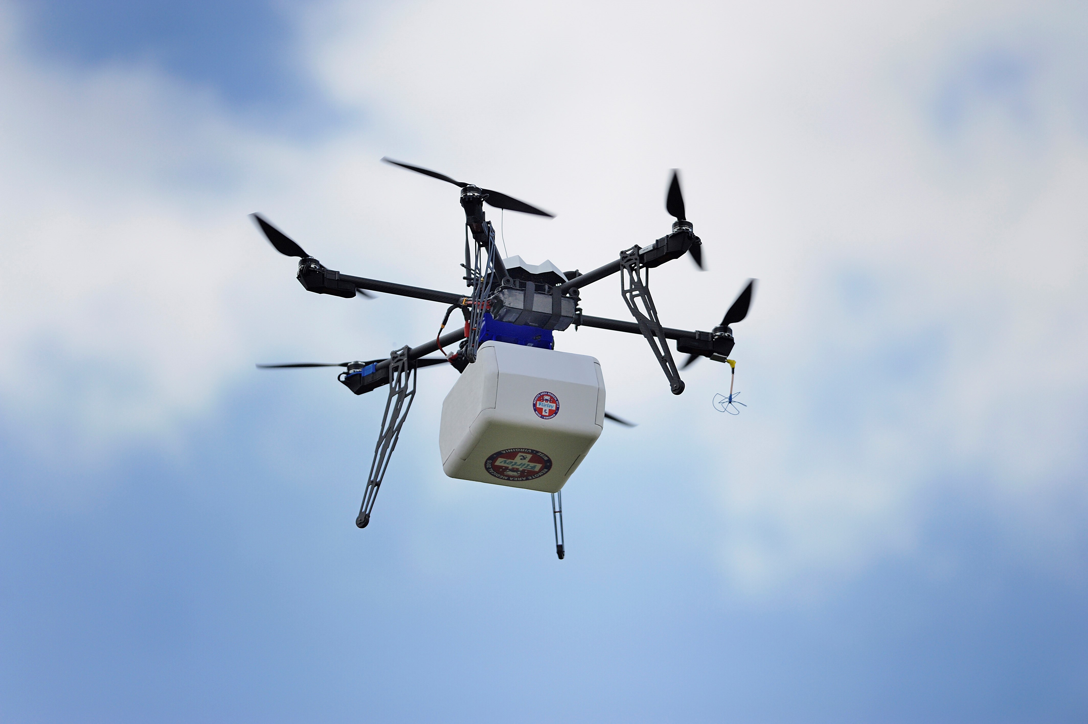 Flirtey UAS Delivers Medicine for the First Time in the U.S. Inside