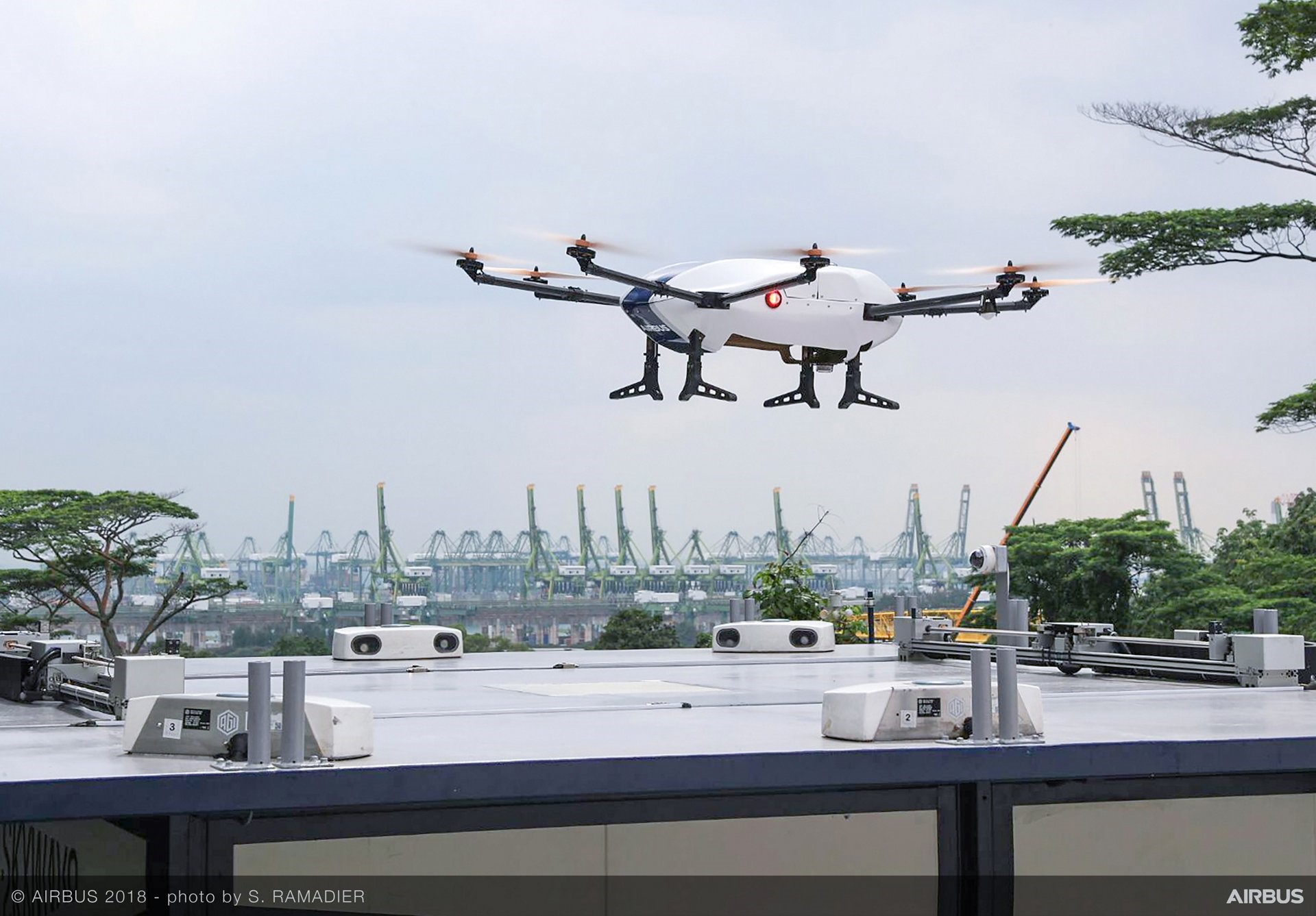 Airbus Parcel Delivery Drone, Skyways, Completes First Demo Inside