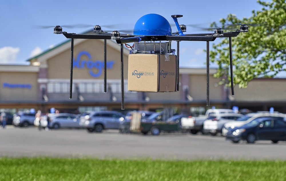Kroger Now Delivering Groceries Via Drone Inside Unmanned Systems