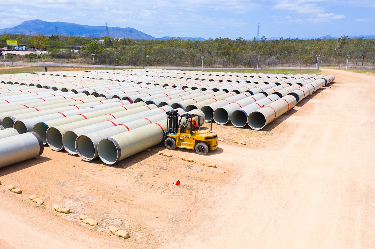 Iplex working double time for Haughton Pipeline Inside Water