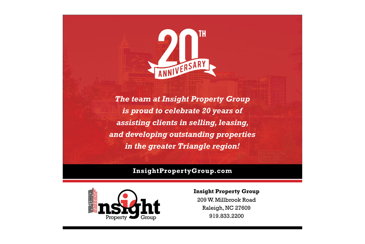 Celebrating 20 Years of Commercial Real Estate Services in the Triangle