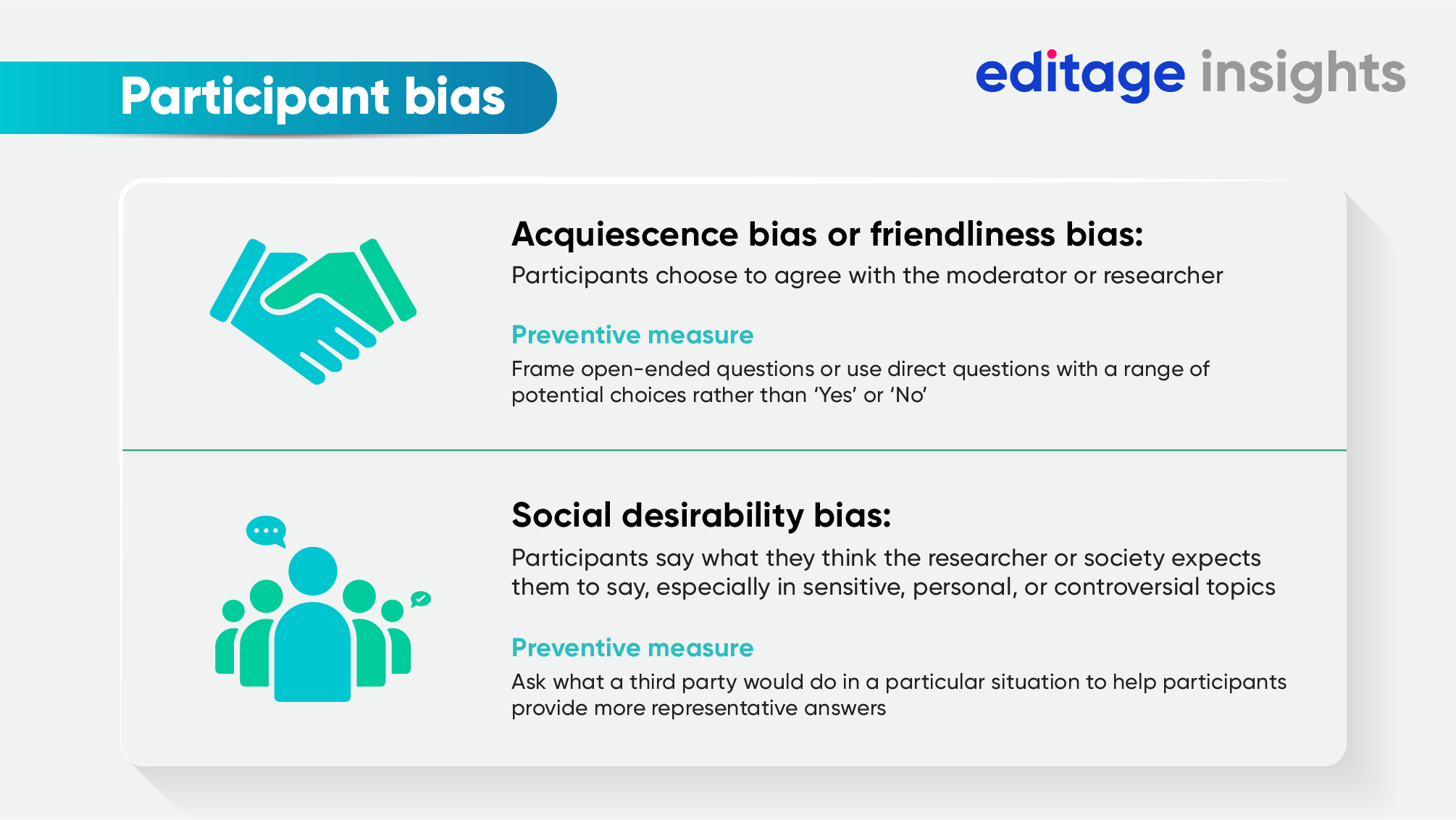 7 Biases in qualitative research that researchers need to prevent