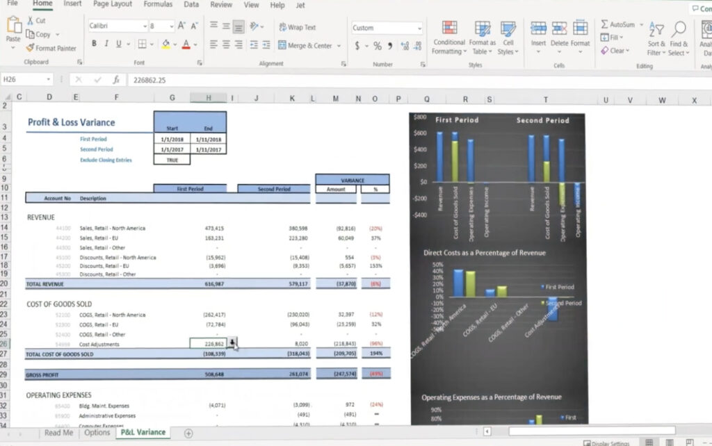 Jet Reports™ (Formerly Jet Professional) Microsoft Dynamics Excel