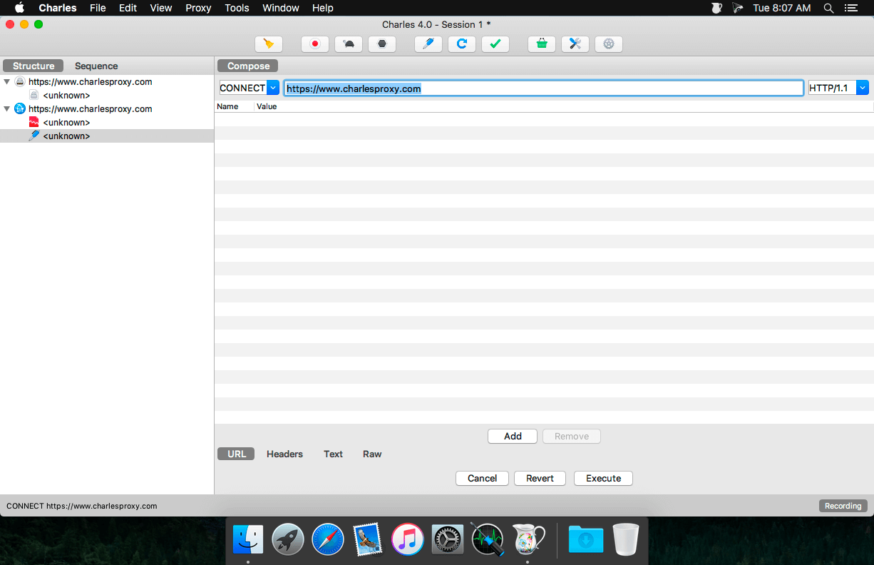 Charles Web Debugging Proxy 4.1.4 download macOS