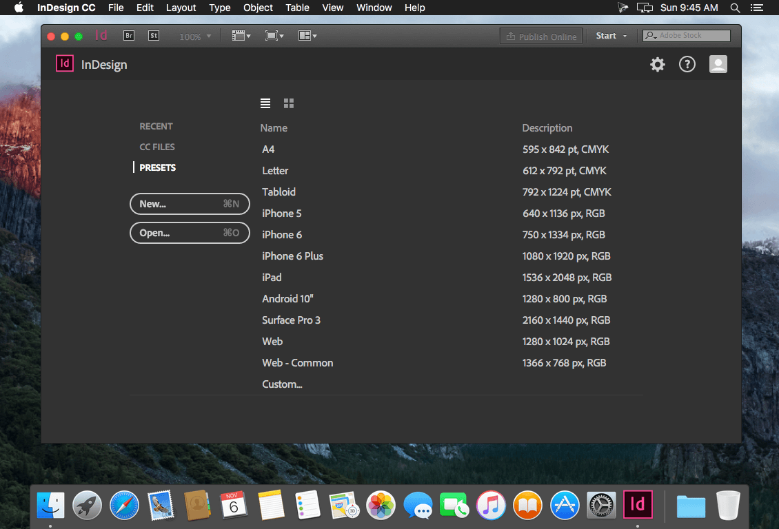 Adobe InDesign CC 2017.1 (12.1.0) download macOS